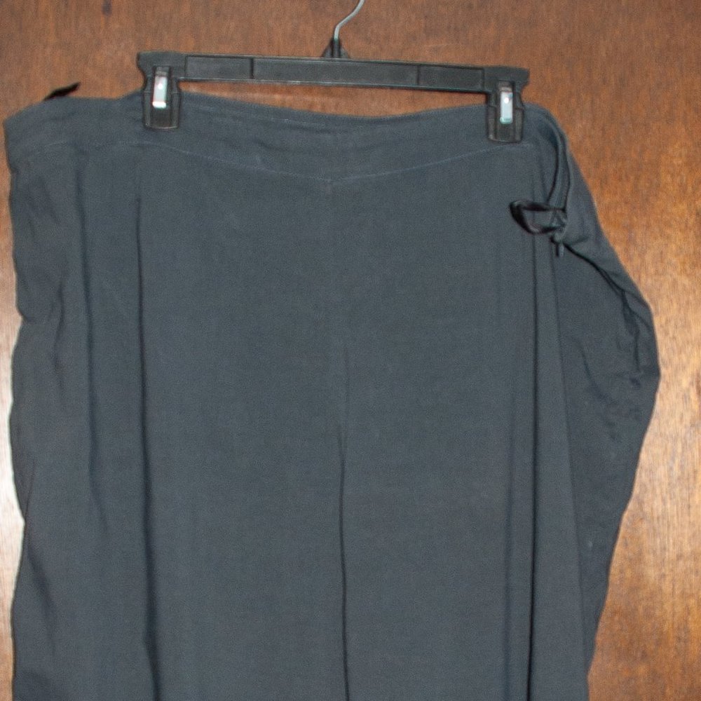 Eileen Fisher Woman Linen Blend Dress Pants